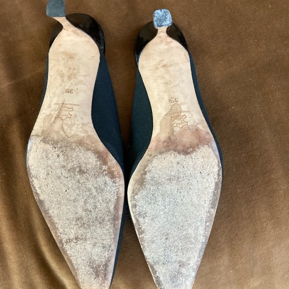 Manolo Blahnik vintage slide heeled shoes - Picture 3 of 3